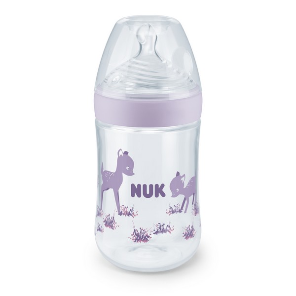 NUK NATURE SENSE Temperature Control - РР шише със силиконов биберон, р-р M 260мл.